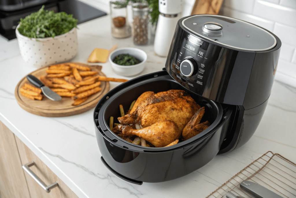 Chicken Crown Cooking in an Air Fryer