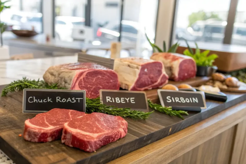  Different cuts of meat for French dip sandwiches