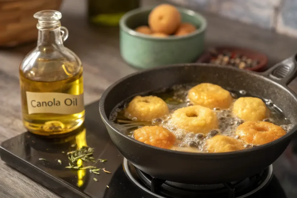 What is the best oil for fried dough?