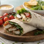 How many calories in a chicken salad wrap?