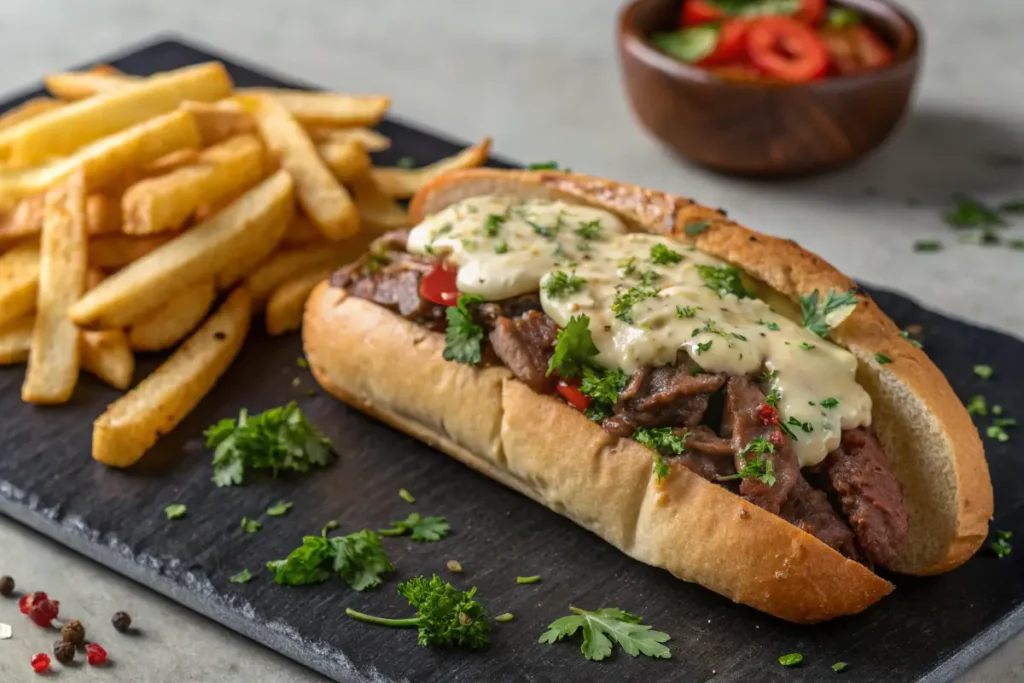 Philly Cheesesteak with Kewpie Mayo